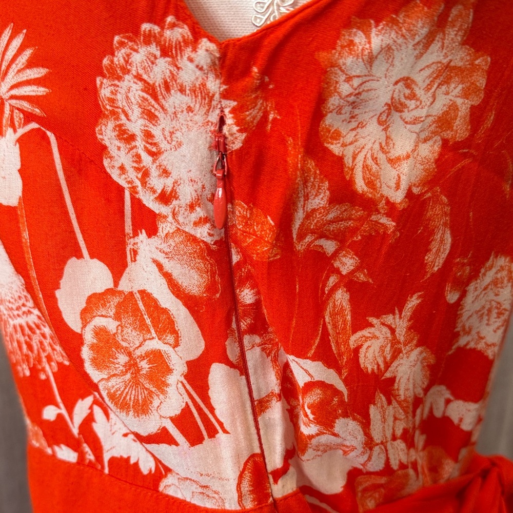 FARM Rio Red Floral Mini Dress - Picture 7 of 15